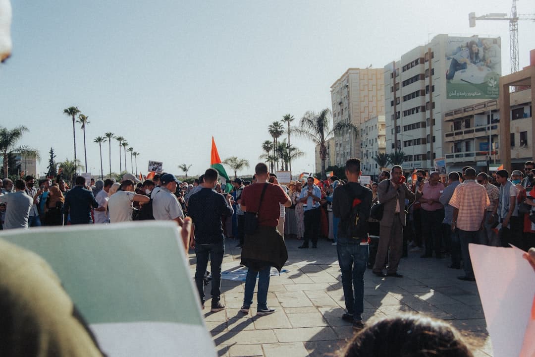 les manifestations au Maroc
